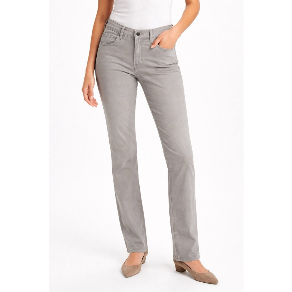Fabiana Filippi Gray Cotton Straight Leg Jeans Size 0 IT 38 Luxury Denim